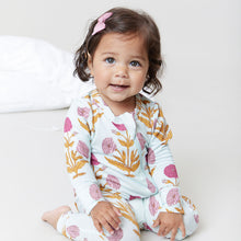 Load image into Gallery viewer, Baby Bamboo Romper - Pink Dandelion
