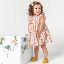 Load image into Gallery viewer, Baby Stevie Dress - Watercolor Bows
