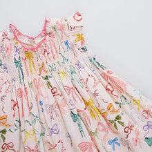 Load image into Gallery viewer, Baby Stevie Dress - Watercolor Bows
