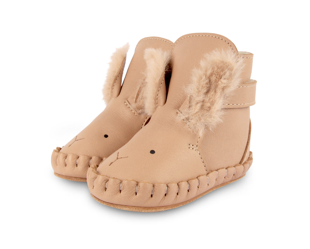 LEATHER WINTER BUNNY BOOTS