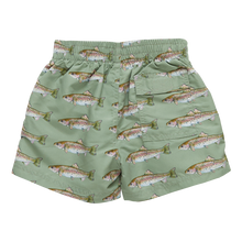 Load image into Gallery viewer, Swim Trunks Rainbow Trout
